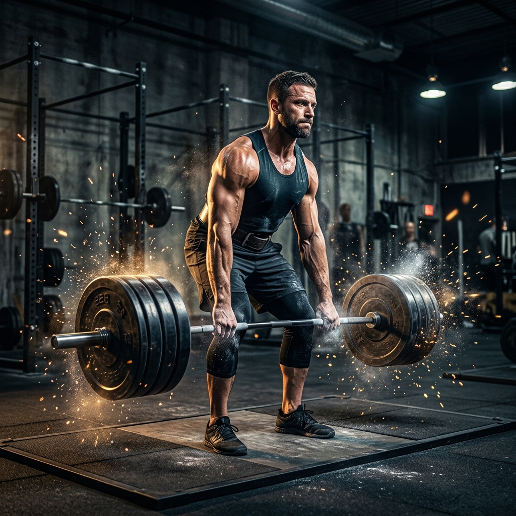Elite athletes training